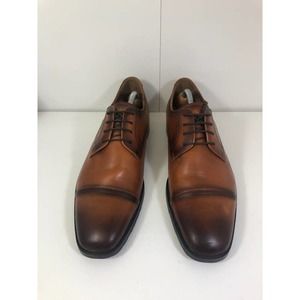 Robert Talbot Mayfair Lace up Oxford Dress Shoes Leather Brown Mens US 11